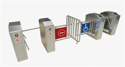 3d Model Turnstile Tourniquet Turbosquid 1379815