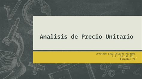 PPTX Análisis de Precio Unitario APU DOKUMEN TIPS