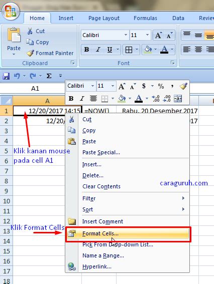 Cara Menampilkan Tanggal Di Visual Basic Excel Cara Membuat Dan