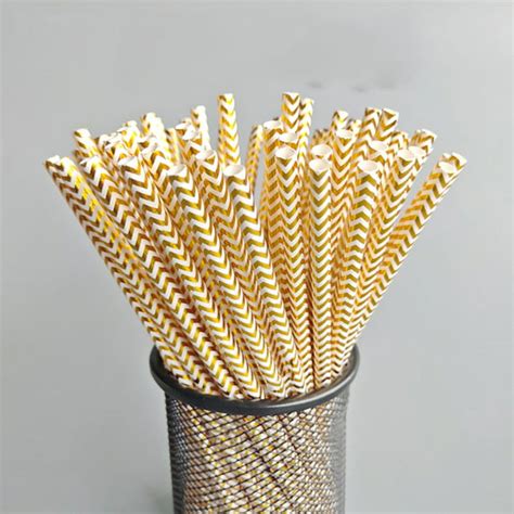 Aligament Straw Disposable Colored Paper Straw Party Decoration Juice