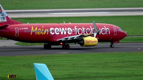 Abflug Düsseldorf D Atuh Tuifly Boeing 737 8k5 Mit Cewe Fotobuch