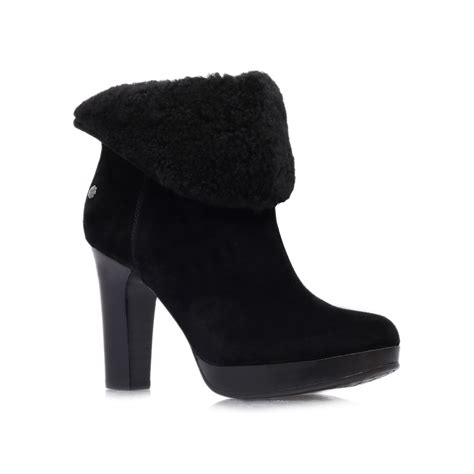 Ugg Dandylion Ii High Heeled Boots in Black | Lyst