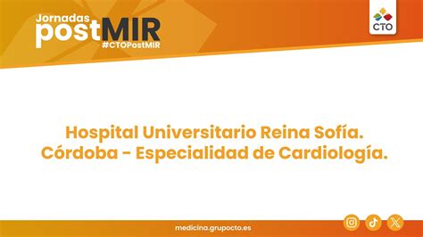 Jornadas Postmir Hospital Universitario Reina Sof A C Rdoba