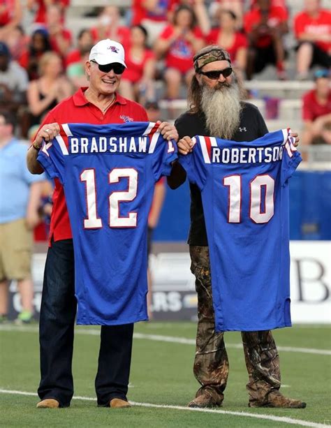 Terry Bradshaw and Phil Robertson, two who ventured beyond the playing ...