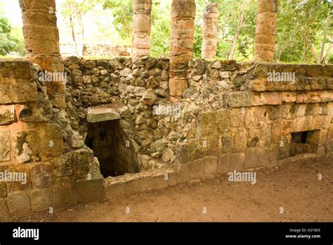 Exposed Vault In A Building Used To Store Human Bones At The Ruined