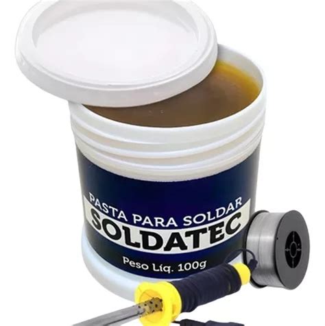 Pasta De Solda Fluxo Pasta Soldatec Pasta Para Soldar Soldad MercadoLivre