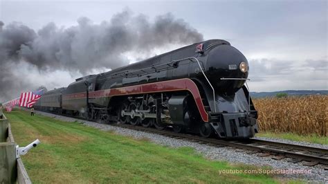 Norfolk And Western Railway Class J 611 Norfolk And Western Class M 475 At Strasbug Railroad Youtube