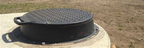 Raised Manhole Cover