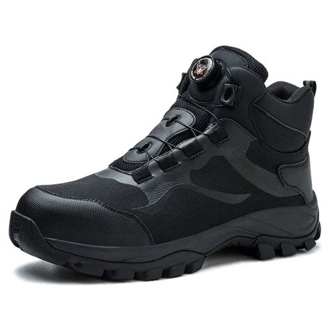 Titan Black Safety Boots - Steel Toe, Waterproof, Slip Resistant ...