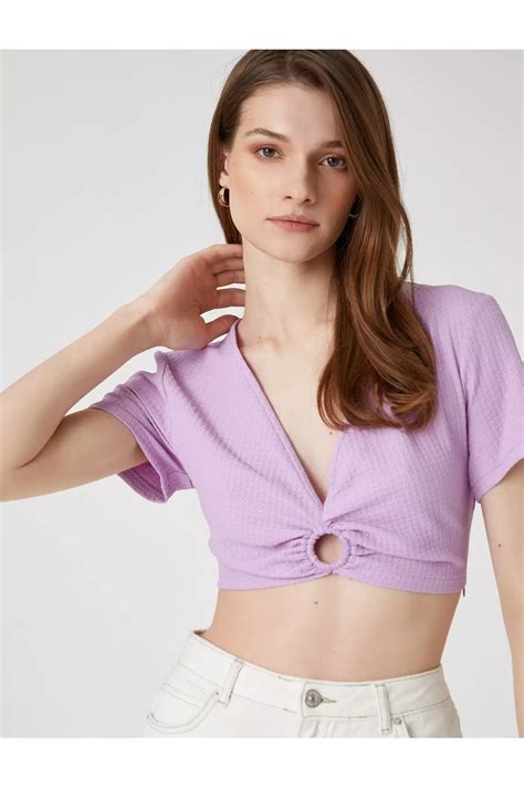 Buy Koton O Ring Crop Top Online Zalora