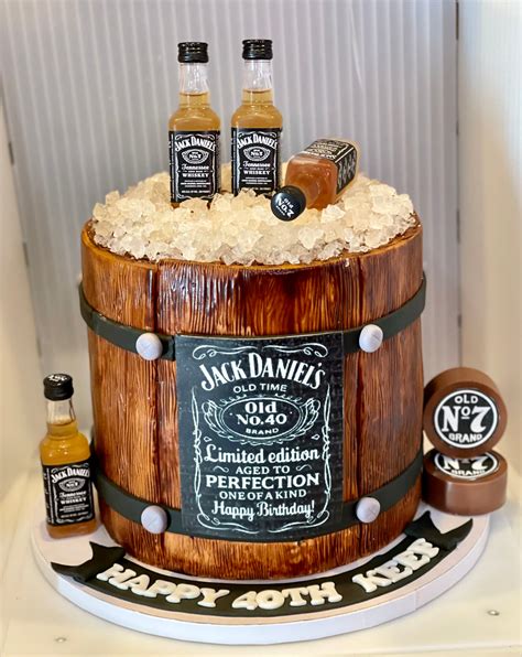 Jack Daniels Whiskey Barrel Cake Gimme Smore