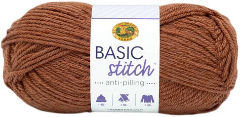 Lion Brand Basic Stitch Anti Pilling Yarn Russet Heather Walmart