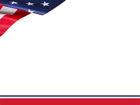 Usa Flag Free Powerpoint Background Powerpoint Templates Powerpoint