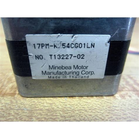 Minebea Motor 17PM-K254CG01LN Stepping Motor 17PMK254CG01LN - Used ...