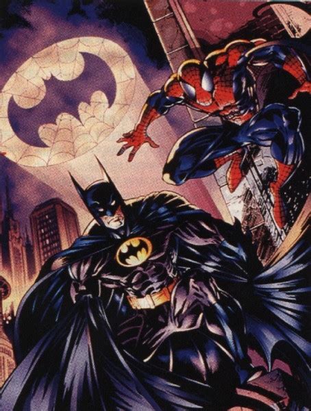 Spider Man Batman Crossover Comic