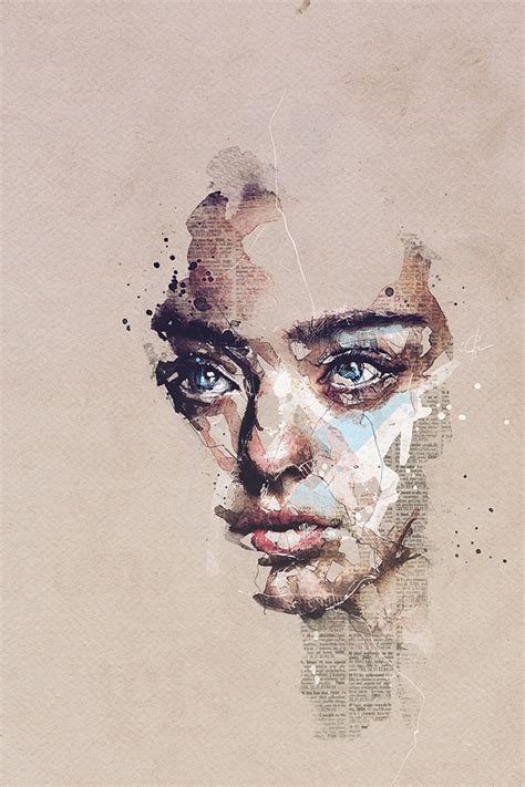 Remarkable Digital Illustrations By Florian Nicolle Portraiture