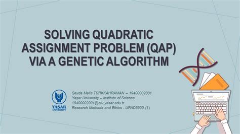 Solving Quadratic Assignment Problem Via A Ga Youtube