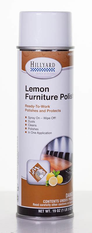 Aerosol Lemon Furniture Polish Oz Cs Sold Each