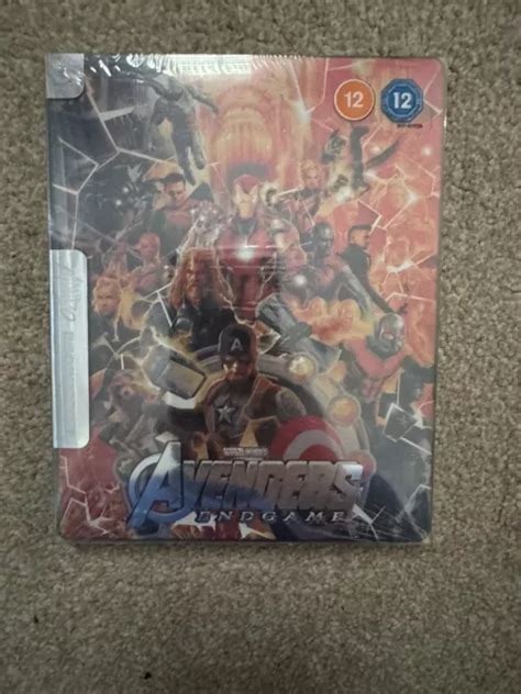 AVENGERS ENDGAME 4k Ultra HD NEW Steelbook Mondo Marvel EUR