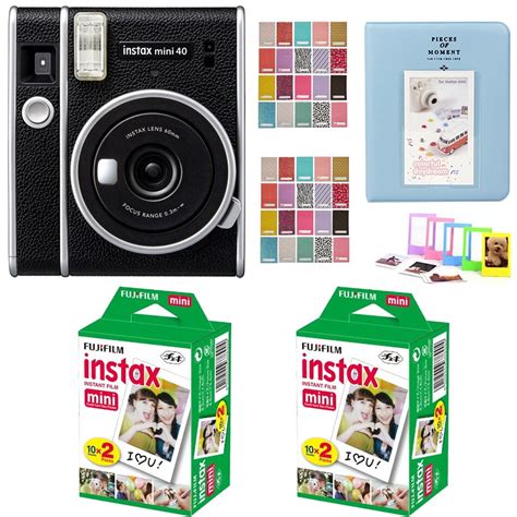 Free Shipping! Fujifilm Instax Mini 40 Instant Camera with Fuji Instax ...