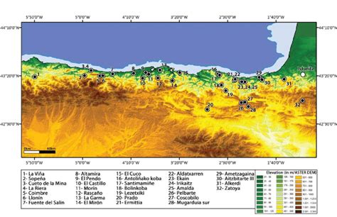 Overview of the mentioned archeological sites of Gravettian age in the ...