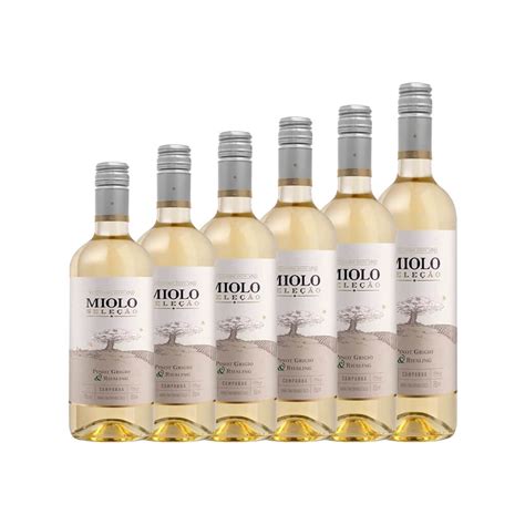 Vinho Branco Seco Sele O Pinot Grigio Riesling Miolo Un Lilies Em