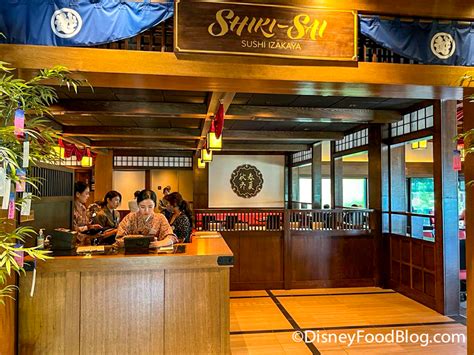 Epcot Sushi Bar The Disney Food Blog