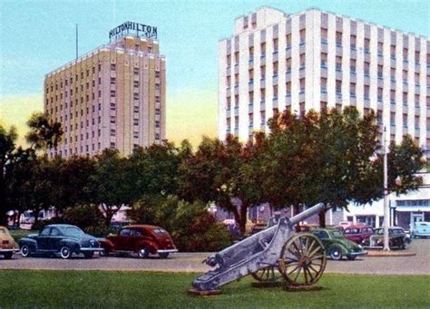 View from Lubbock County Courthouse in the 1940s