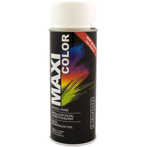 Аэрозольная краска MAXI COLOR RAL Эмали Быстросохнущая, Акриловая ...