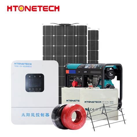 Htonetech Off Grid Solar System Manufacturing China Kw Mono