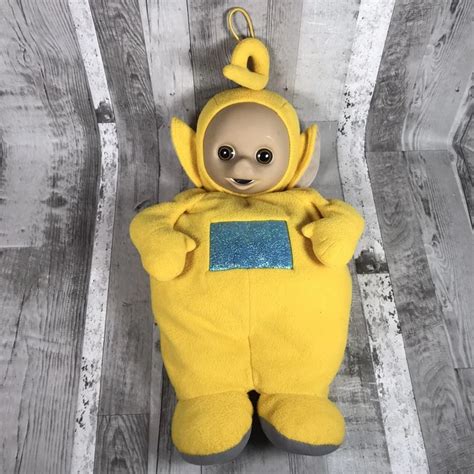 VINTAGE 1996 TELETUBBIES Laa Laa Soft Plush Hot Water Bottle Cover 21 90s TV 16 95 PicClick UK