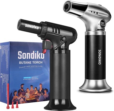 Amazon Sondiko Butane Torch Kit S And S Refillable Butane