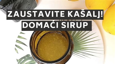 Napravite domaći sirup protiv kašlja očistite pluća i zaustavite