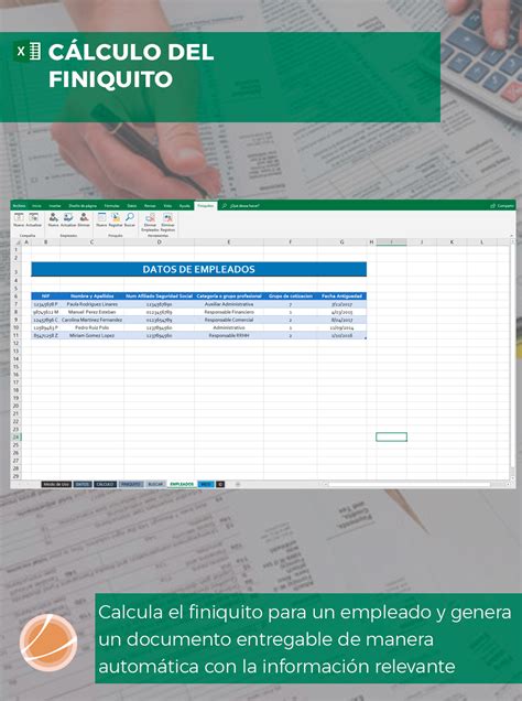 Plantilla Para El Cálculo Del Finiquito Calculadora De Finiquito