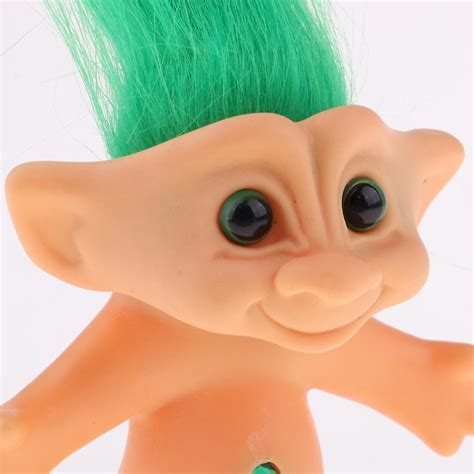 Delicate Nude Lucky Troll Doll Mini Action Figures Toy Collections