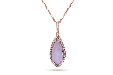 Dilamani Jewelry | Amethyst & Diamond Pendant