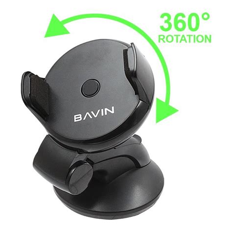 AL599 Bavin 360 Degree Rotation Car Mount Phone Holder Multi Angle