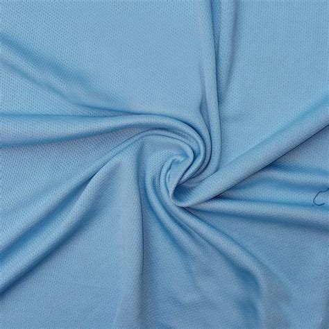 Sky Blue Polyester Dot Knitted Fabric At Rs 230 Meter Poly Knitting