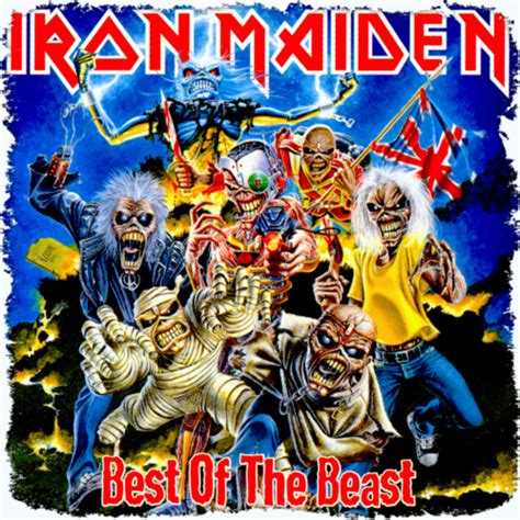 Iron Maiden Best Of The Beast Banner Huge X Ft Tapestry Fabric Poster