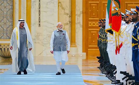 PM Modi UAE President To Discuss Comprehensive Strategic Partnership Today