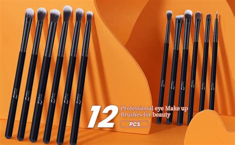 MSQ Eyeshadow Brushes 12Pcs Professional Eye Makeup Brush Set Eye