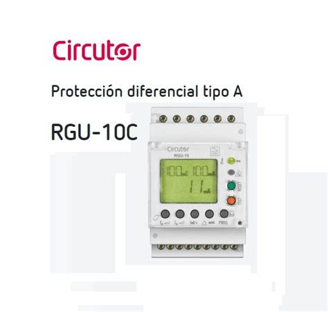 Relé Diferencial Circutor Rgu 10c De Segunda Mano Por 250 Eur En Getafe