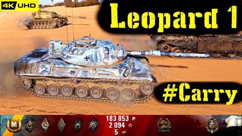 World Of Tanks Leopard 1 Replay 6 Kills 9 3K DMG Patch 1 7 0 YouTube