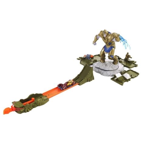 Hot Wheels Toys Hot Wheels Marvel Iron Man Avengers Vs Thanos Showdown Play Set Iron Man Car
