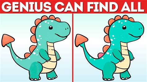 Spot The Difference Only Genius Find Differences 57 Youtube