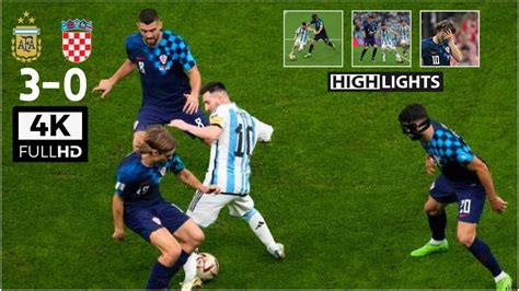 Argentina Vs Croatia Semi Final Match Highlights World Cup 2022