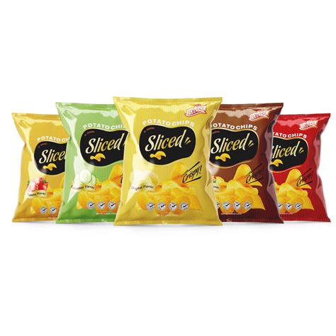 40g 180g Bag Sliced Original Potato Chips And Crisps Snacks With