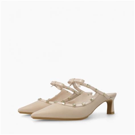 Sandalias De Mujer En Piel De Color Nude I LODI Zapatos De Mujer Online