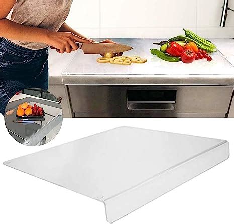 Sanwood Acrylic Chopping Board Non Slip Food Grade Clear Cutting