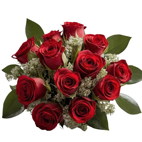 Red Rose Bouquet Representing Love And Passion 48948874 Png